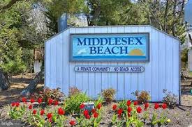 Middlesex beach sign